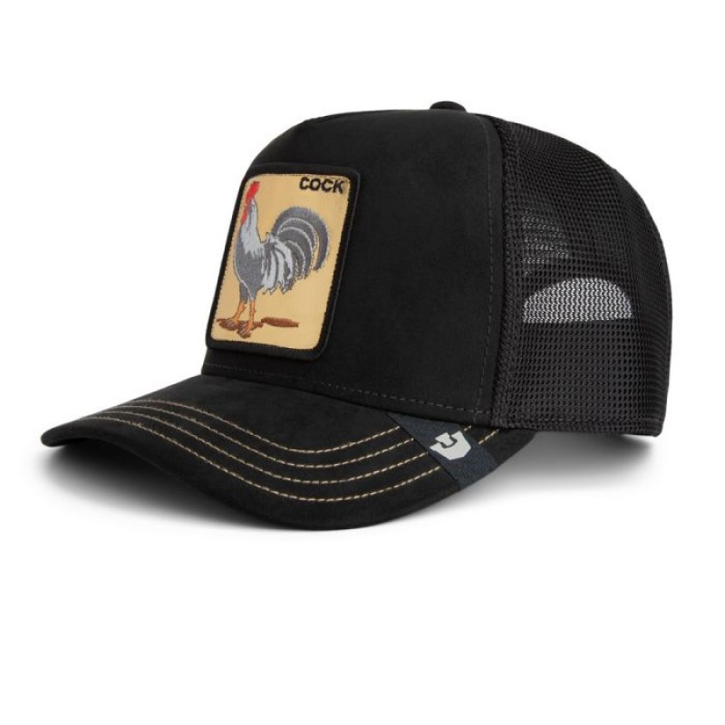 Baseball Cap Golden Cock, Black - Goorin Bros