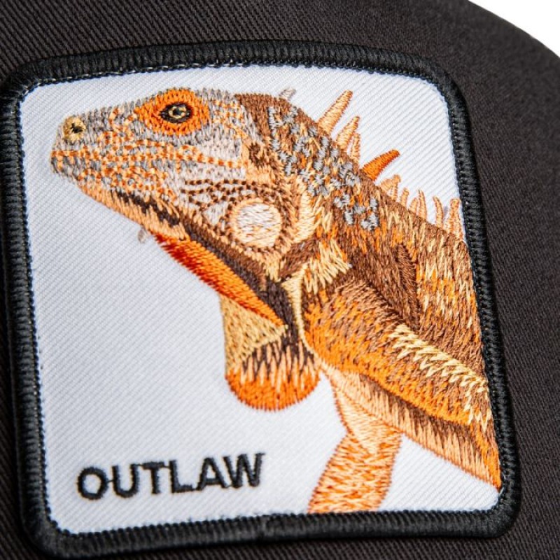 Baseball Cap The Outlaw Lizard, Black - Goorin Bros