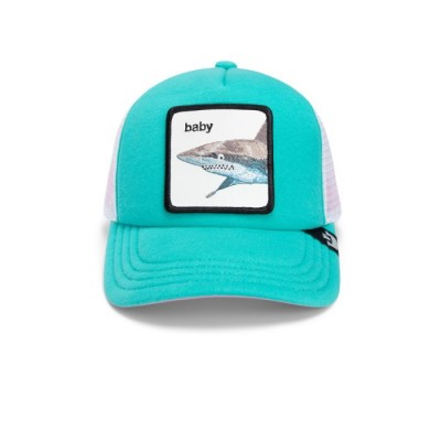 Kids Baseball Cap Do Do Doodoo Doodoo, Shark Teal Baby - Goorin Bros